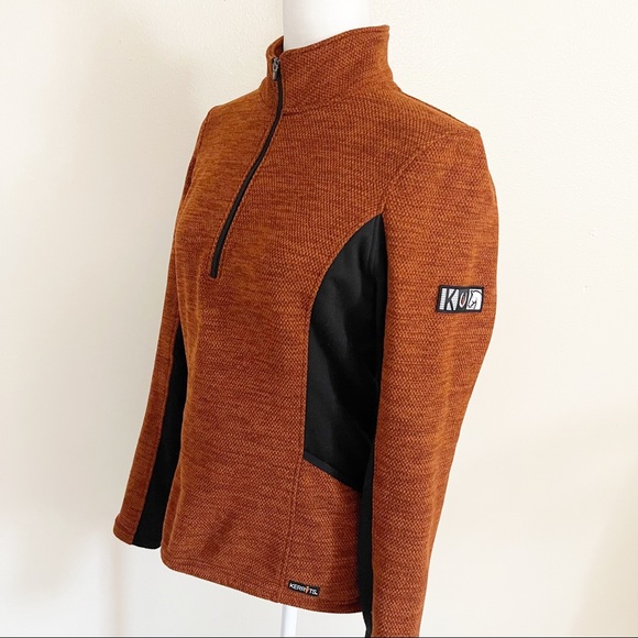 Kerrits Jackets & Blazers - Kerrits 1/4 Zip Copper Equestrian Riding Sweater